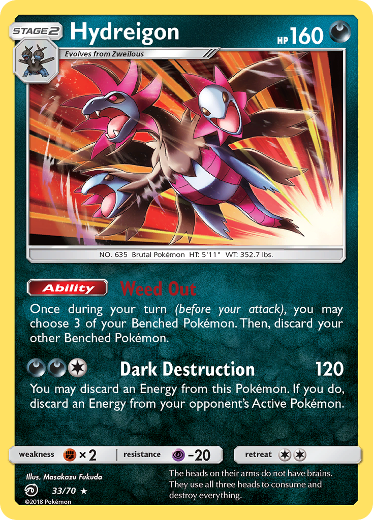 Dragon Majesty Holo Hydreigon #33/70